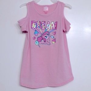 My Little Pony cold shoulder girls top. Size 5/6.